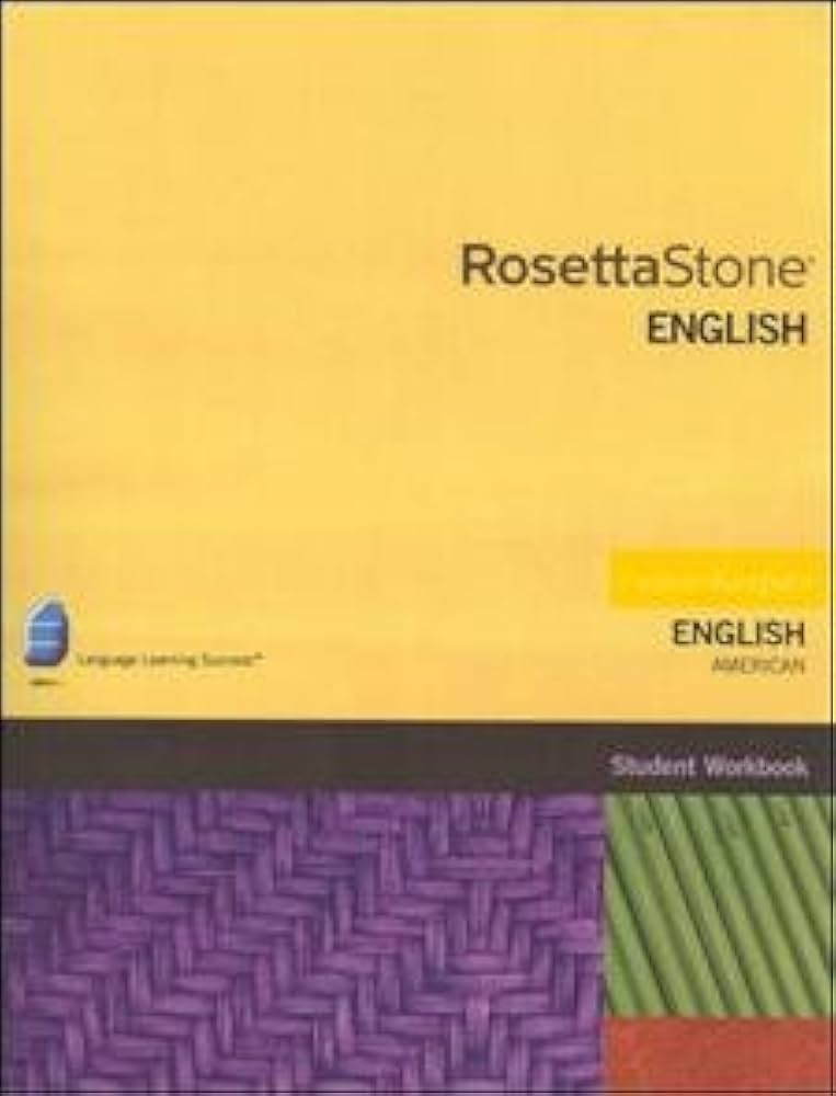 Rosetta Stone English Level 3 Workbook for V3 or V4 TOTALe